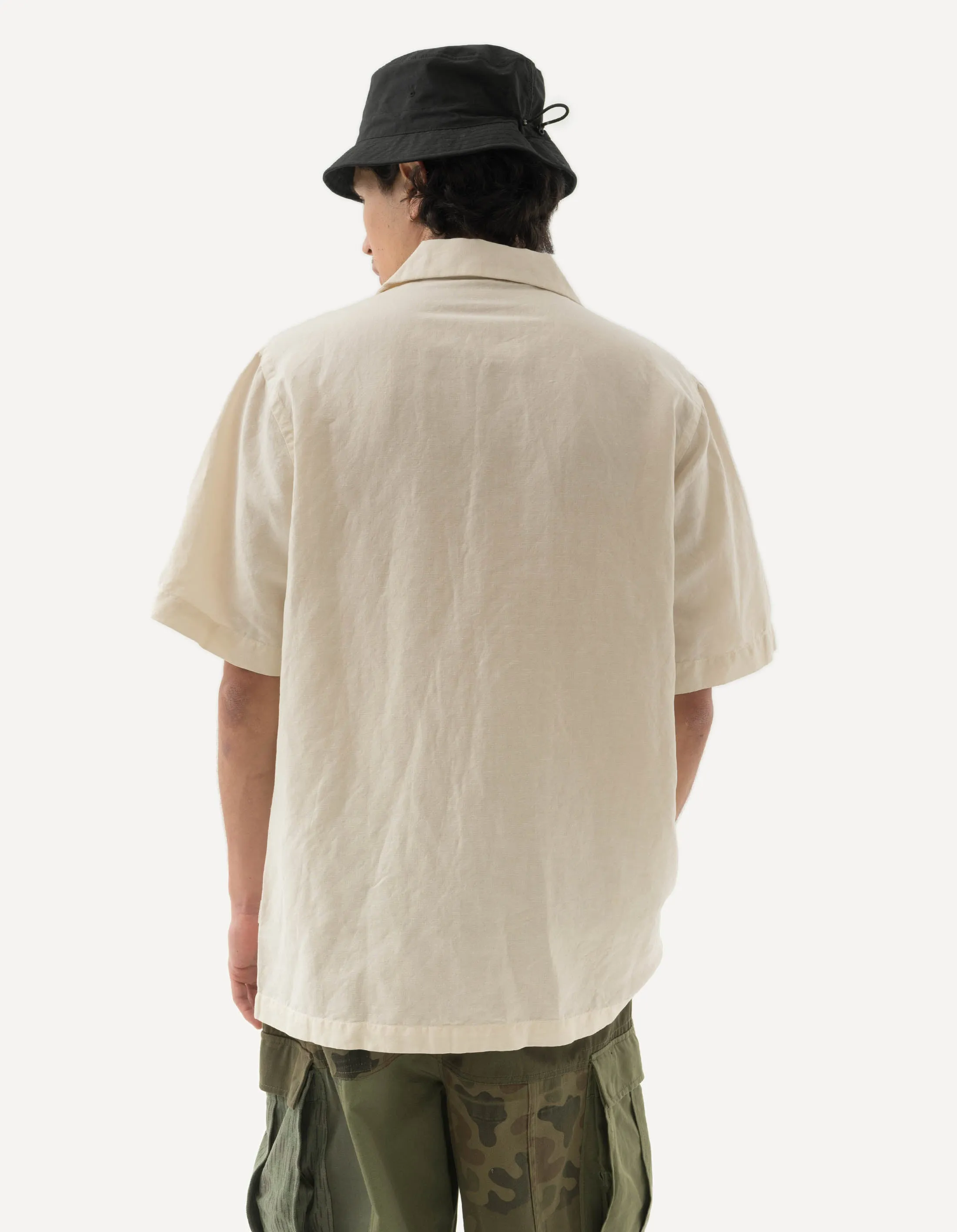 5078 Dragon Bamboo Hemp Shirt Ecru