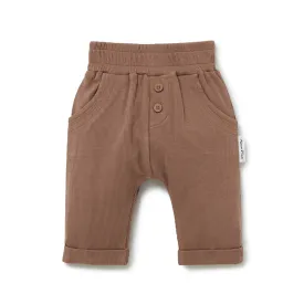 Aster and Oak Cocoa Rib Slouch Pants