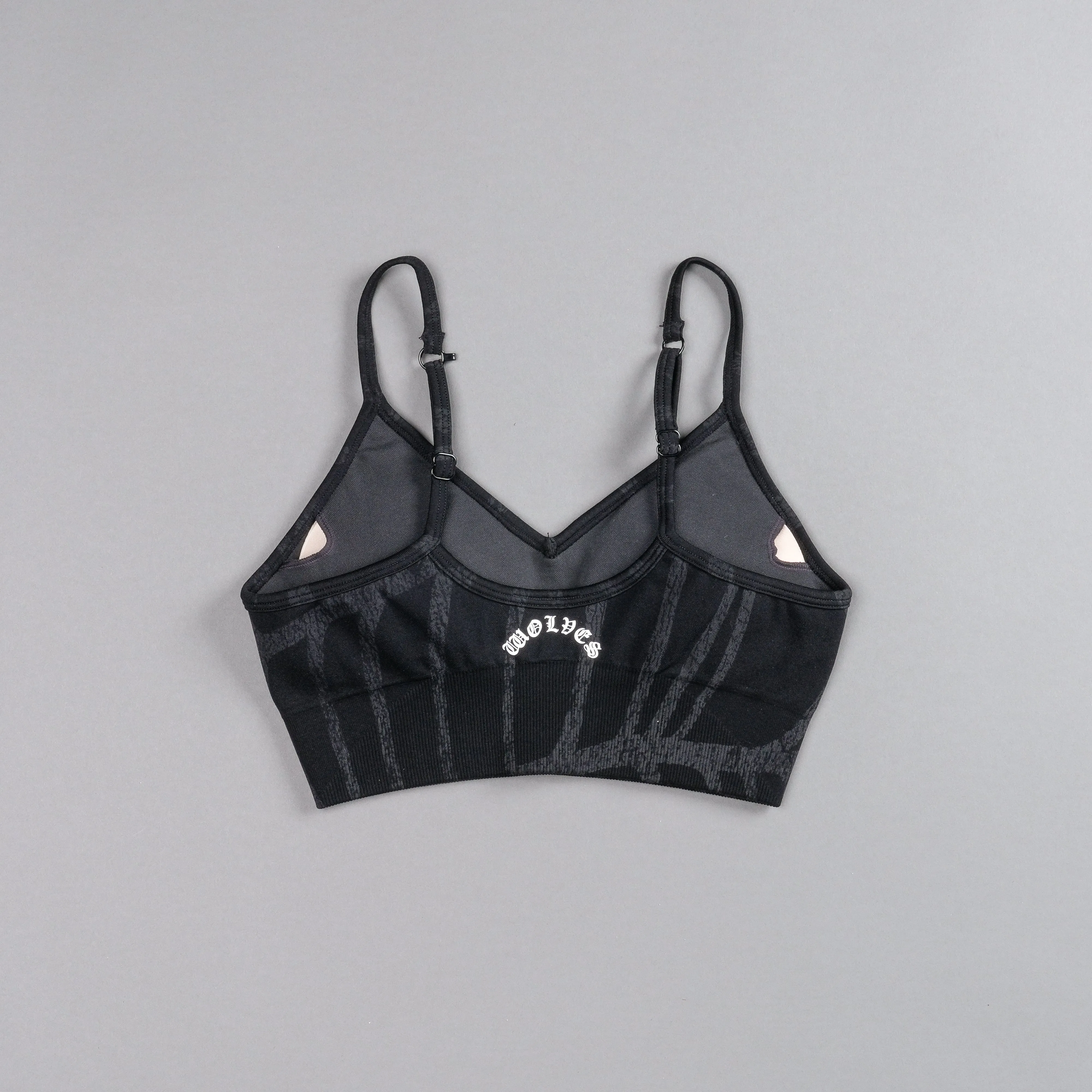 Chopper "Everson Seamless" Sports Bra in Black Symbiote Web V2