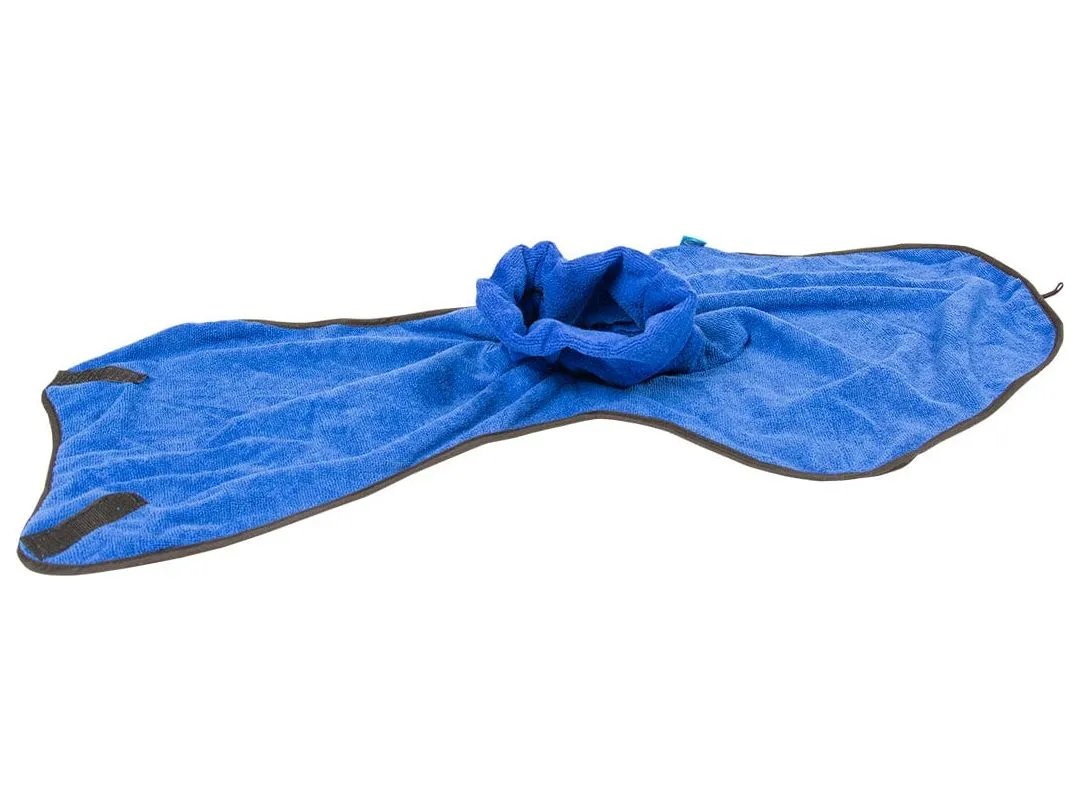 Dog Bathrobe Microfiber L - 40cm blue