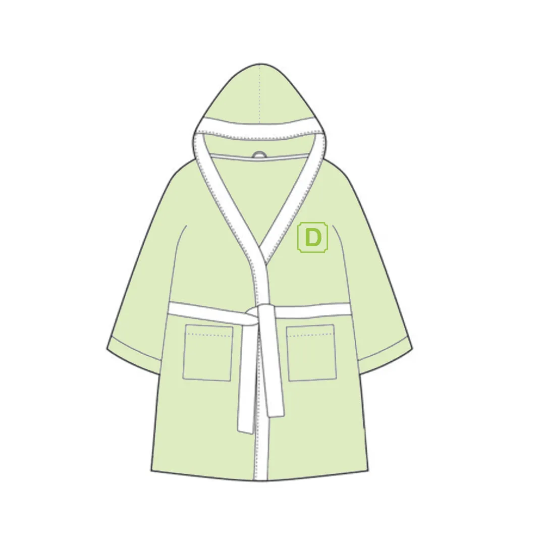 Fancy Fluff Bamboo Cotton Bathrobe - Dino