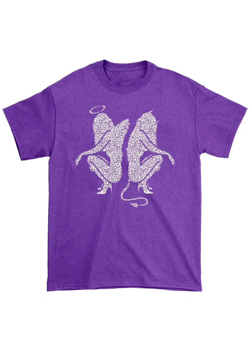 Good Angel & Evil Demon Chunky Shirt