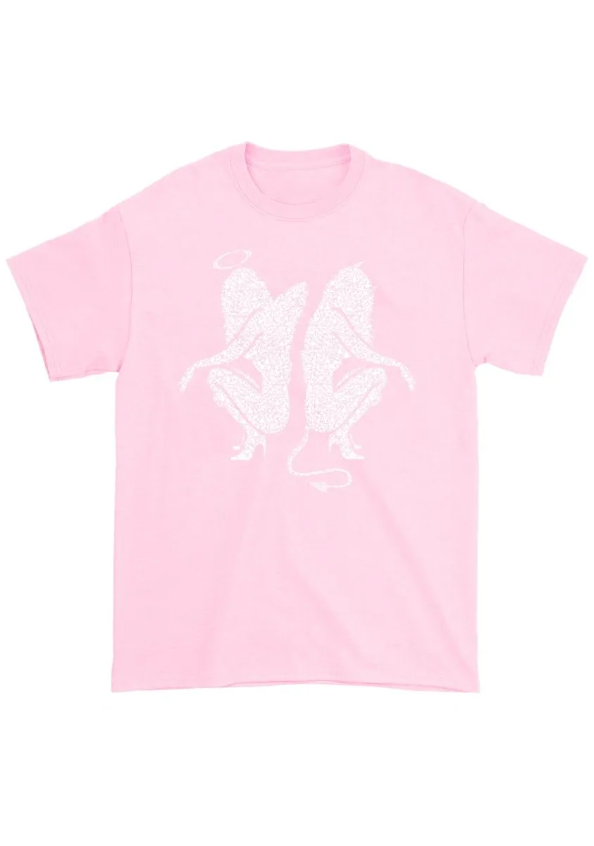 Good Angel & Evil Demon Chunky Shirt