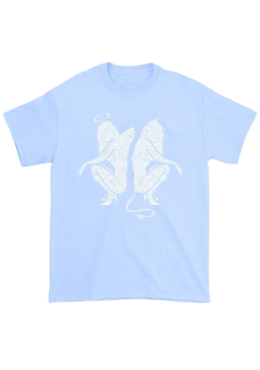 Good Angel & Evil Demon Chunky Shirt