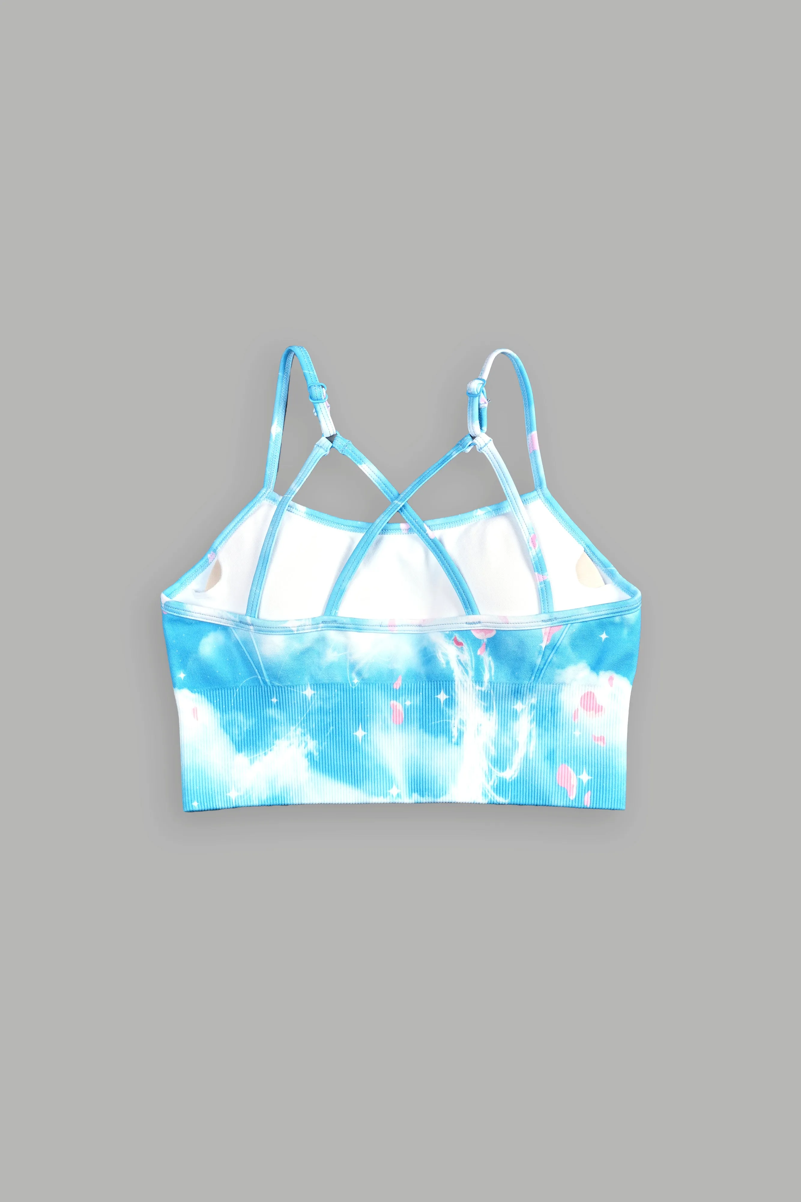 Hesh Forever "Everson Seamless" Huxley Bra in Lightning Sky