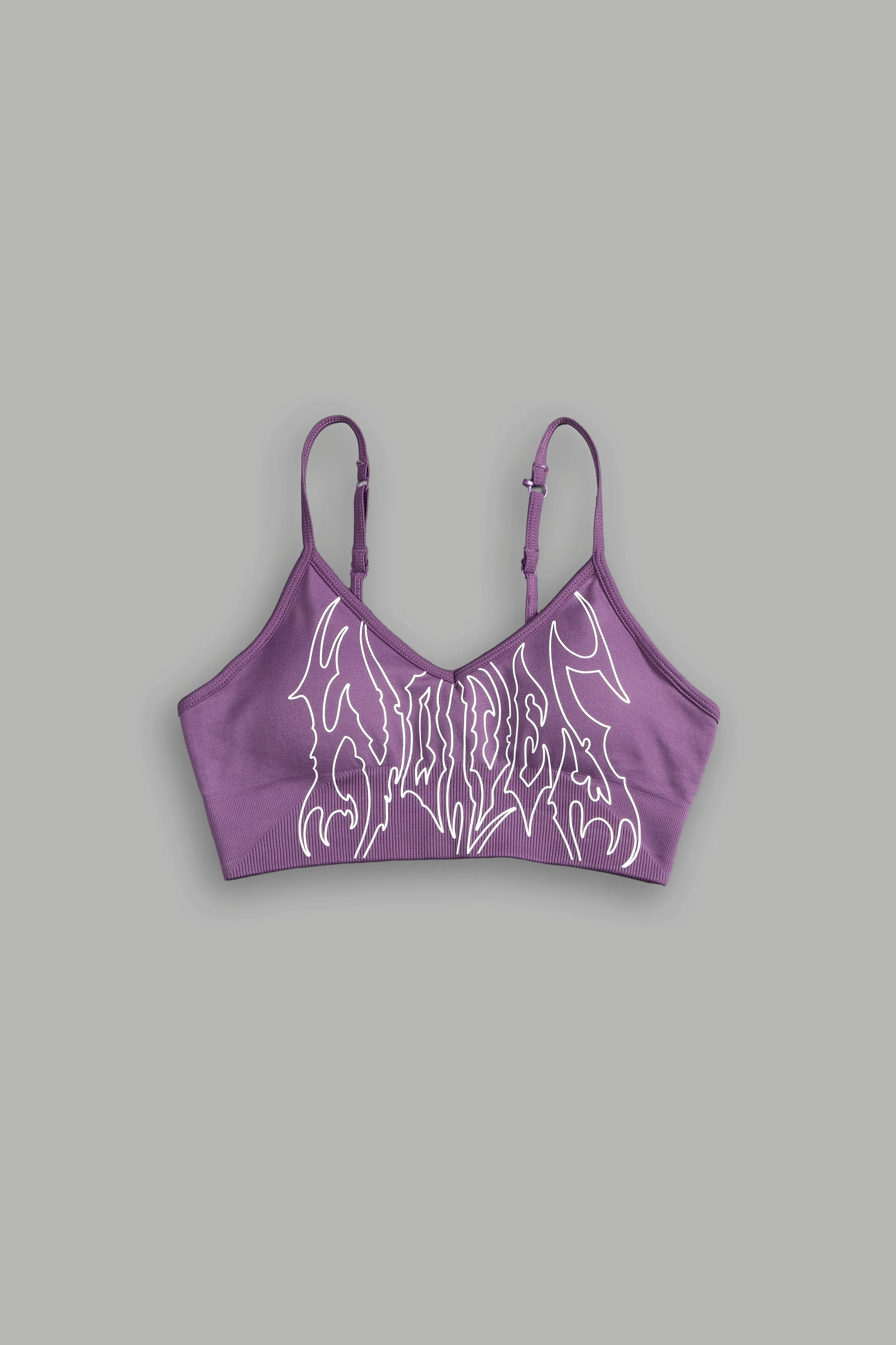 Hesh Forever "Everson Seamless" Sports Bra in Darc Violet