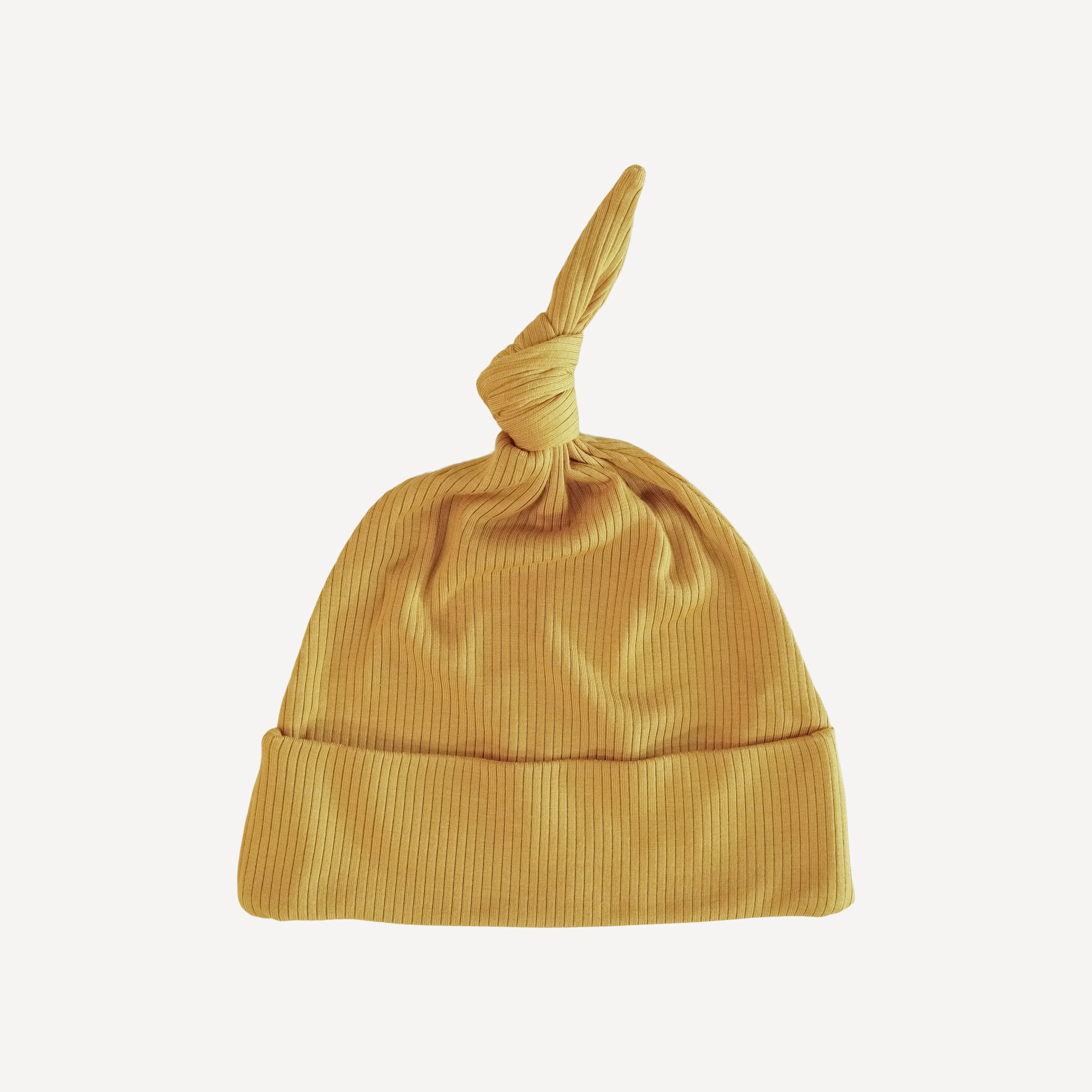 knot hat | honey mustard | modal skinny rib