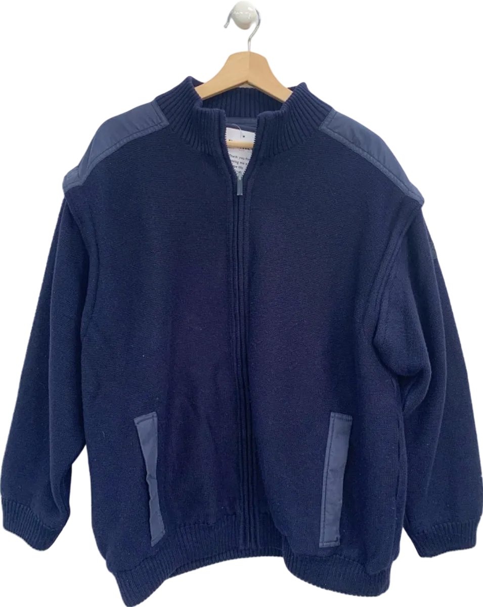 Paul & Shark Navy Blue Reversible Jacket UK XL