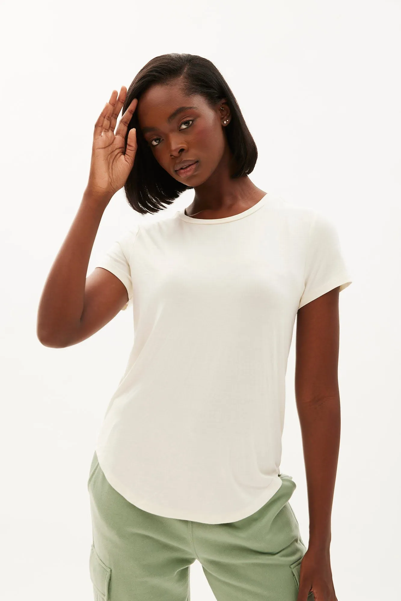 Relaxed Crew Neck Tee