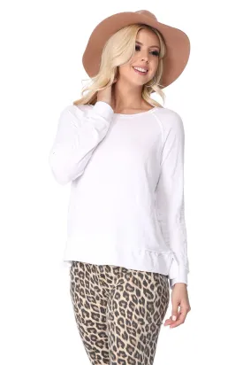 Round neck LS Top
