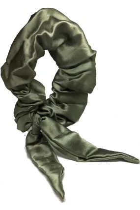 Satin Scrnchie- Olive