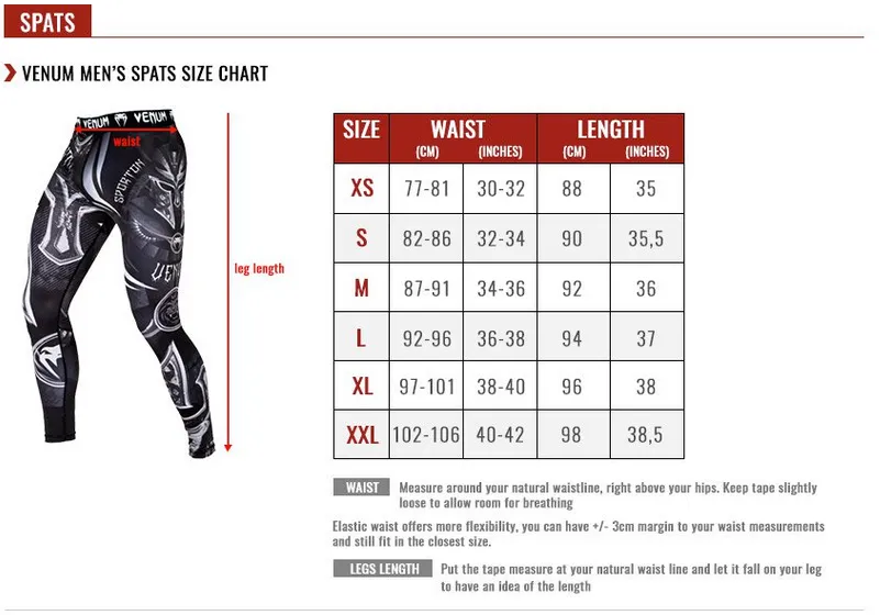 Spats - Venum - 'NoGi 2.0' - Sort