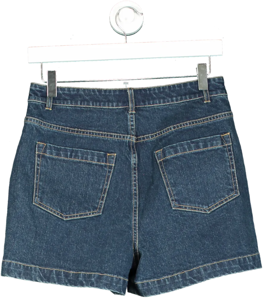 WYSE LONDON Blue Denim Shorts UK 8